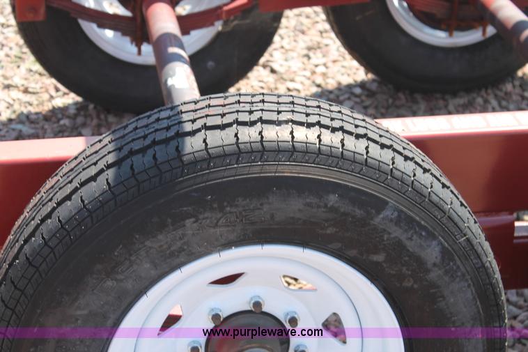 image for item H1745 2013 Go-Bob Red Rhino hay bale trailer