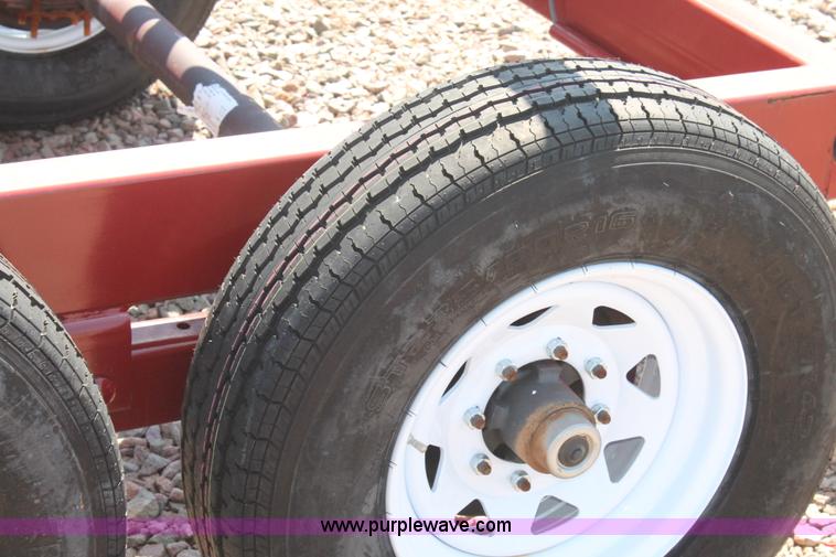 image for item H1745 2013 Go-Bob Red Rhino hay bale trailer