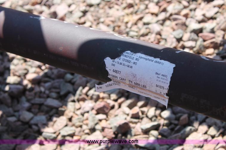 image for item H1745 2013 Go-Bob Red Rhino hay bale trailer