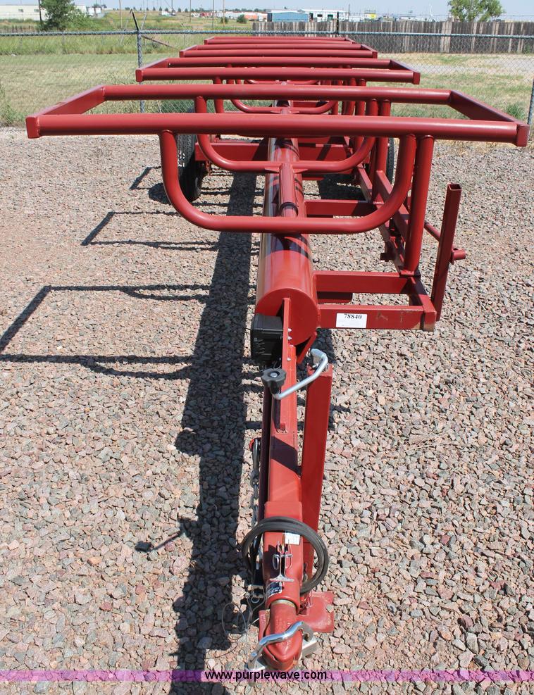 image for item H1745 2013 Go-Bob Red Rhino hay bale trailer