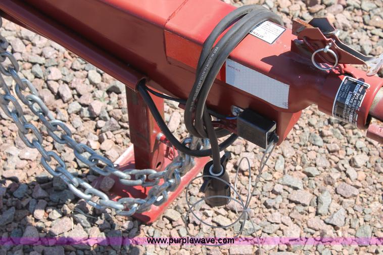 image for item H1745 2013 Go-Bob Red Rhino hay bale trailer