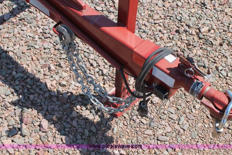 image for item H1745 2013 Go-Bob Red Rhino hay bale trailer