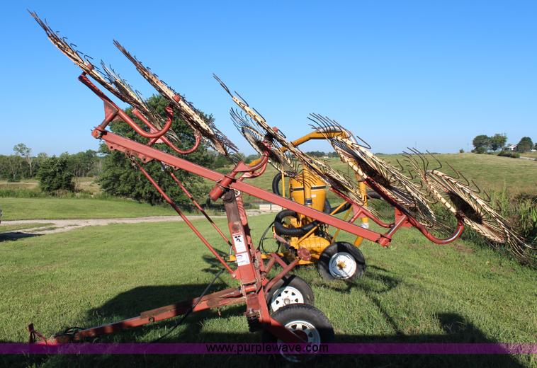 image for item J2217 AGCO Hesston 5010 10 wheel hay rake