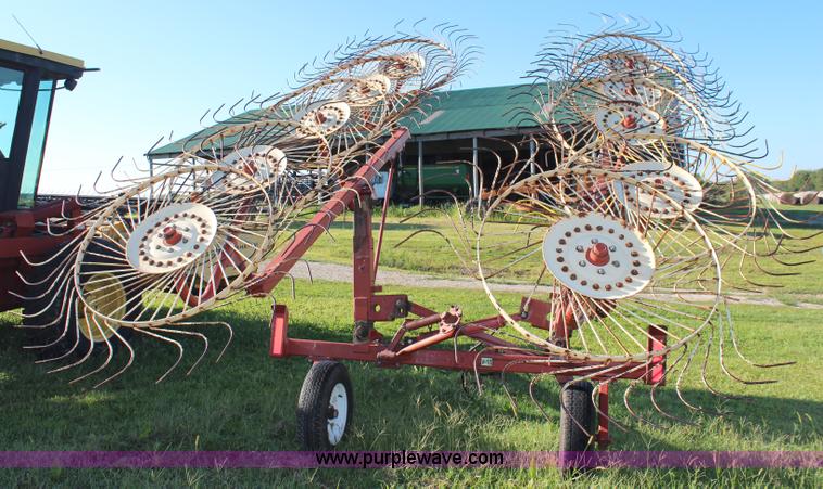 image for item J2217 AGCO Hesston 5010 10 wheel hay rake