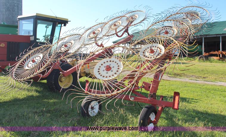 image for item J2217 AGCO Hesston 5010 10 wheel hay rake