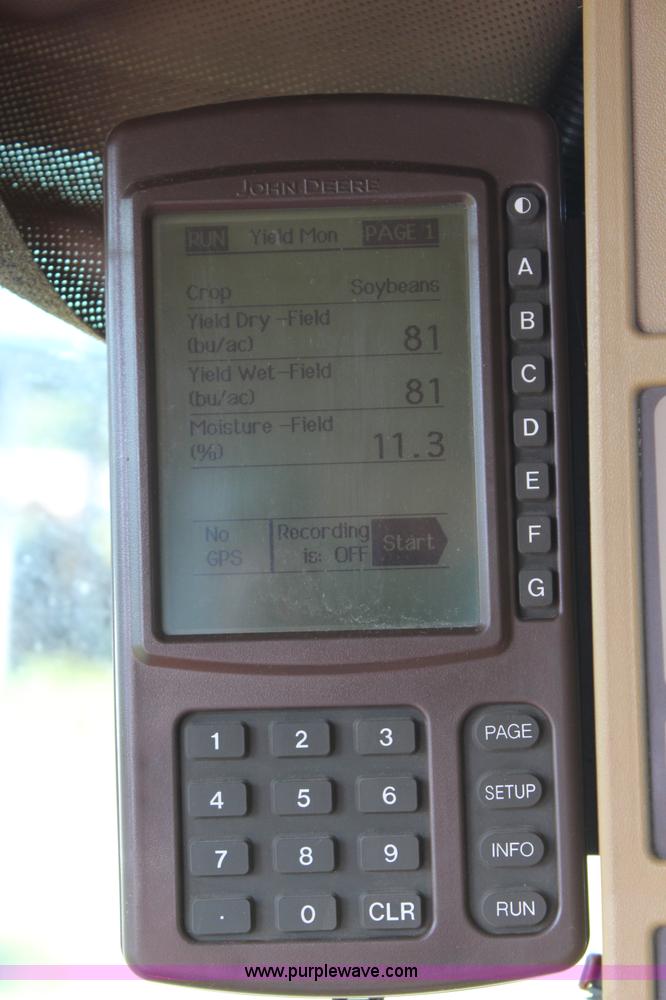 image for item J2220 2000 John Deere 9650 STS RWA combine