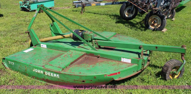 image for item J2221 John Deere 717 rotary mower