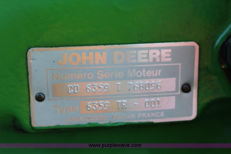 image for item J2223 1989 John Deere 4050 tractor