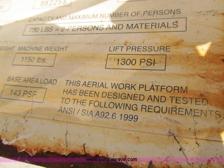 image for item AW9917 Hybrid HB1030 electric scissor lift