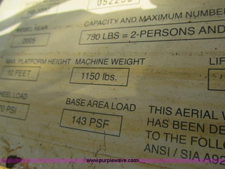 image for item AW9917 Hybrid HB1030 electric scissor lift