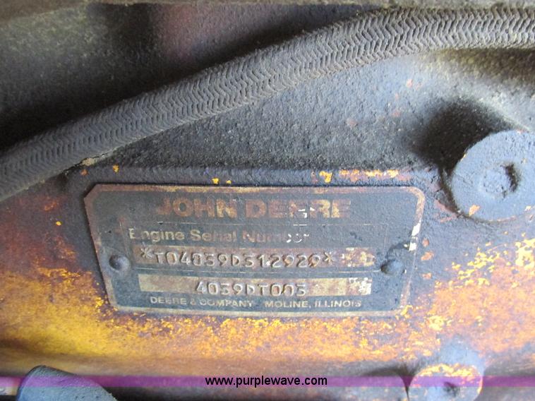 image for item AW9934 1990 John Deere 310C backhoe