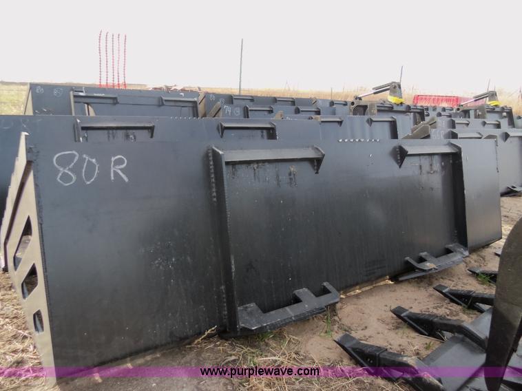 image for item D1147 Wildkat 80" heavy duty skid steer rock bucket