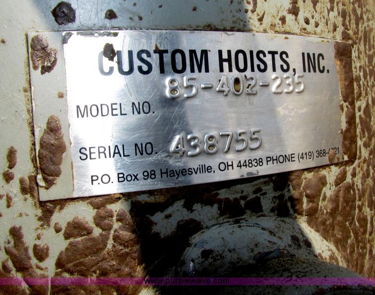 image for item F7470 1995 Borco end dump trailer