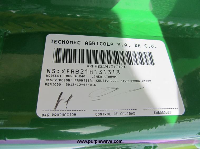 image for item F8816 2013 Frontier RB2196H six way blade