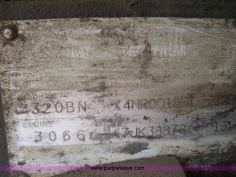 image for item H5269 Caterpillar 320B N excavator