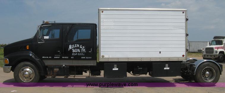 image for item H5270 1999 Sterling L8500 Series crew cab cargo/bobtail truck