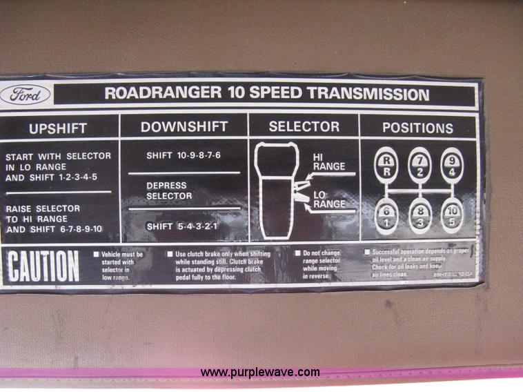 image for item H5272 1995 Ford Aeromax L9000 semi truck