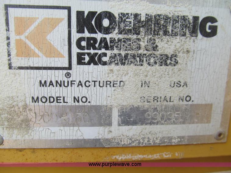 image for item H8842 Lorain LCD150 crane