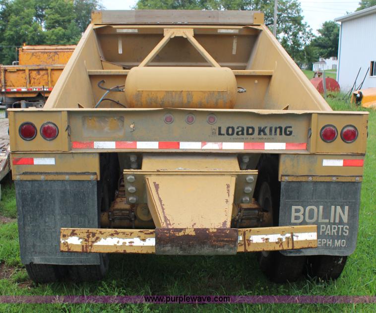image for item J1051 1996 Load King 2060 belly dump trailer