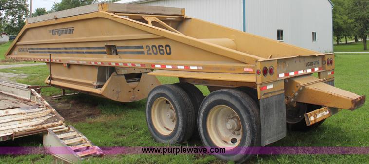 image for item J1051 1996 Load King 2060 belly dump trailer