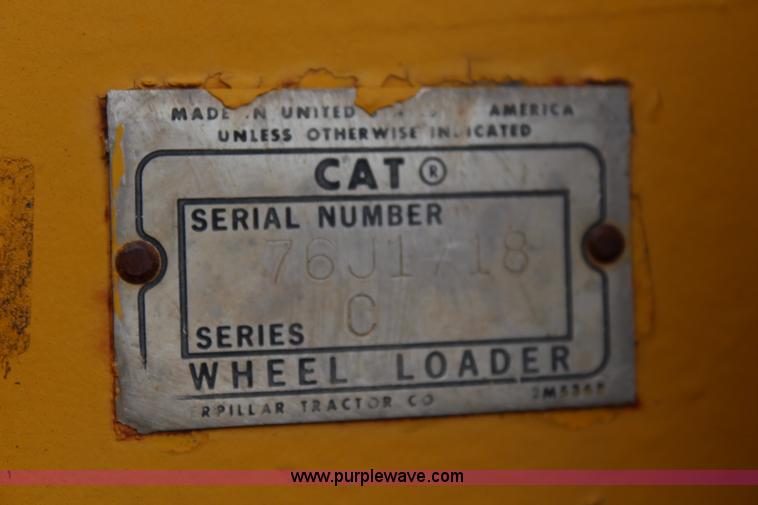image for item J2166 1968 Caterpillar 966C wheel loader