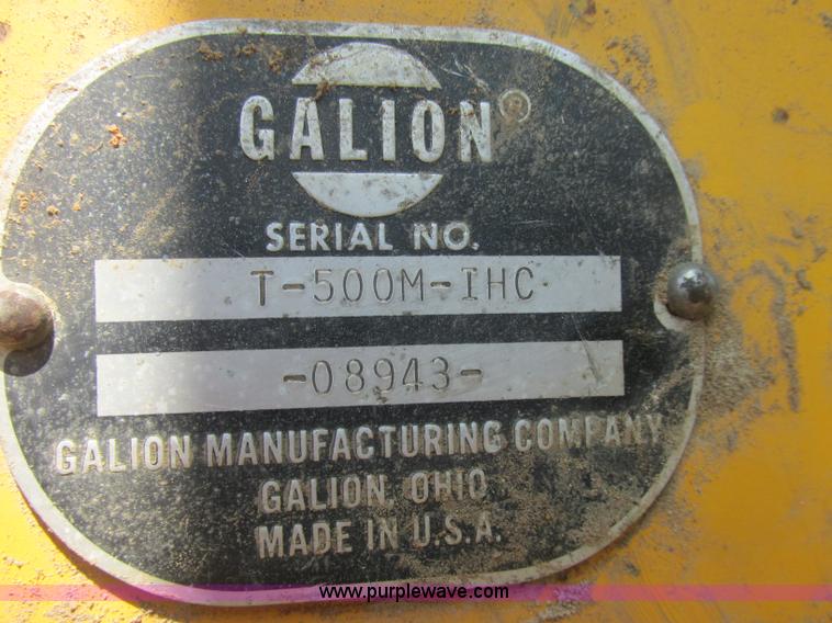 image for item J2464 1979 Galion T500M rigid motor grader