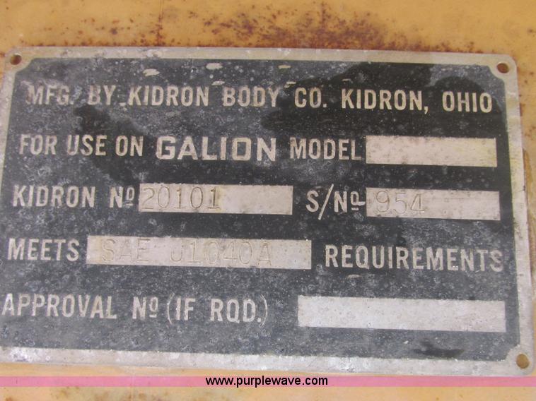 image for item J2464 1979 Galion T500M rigid motor grader