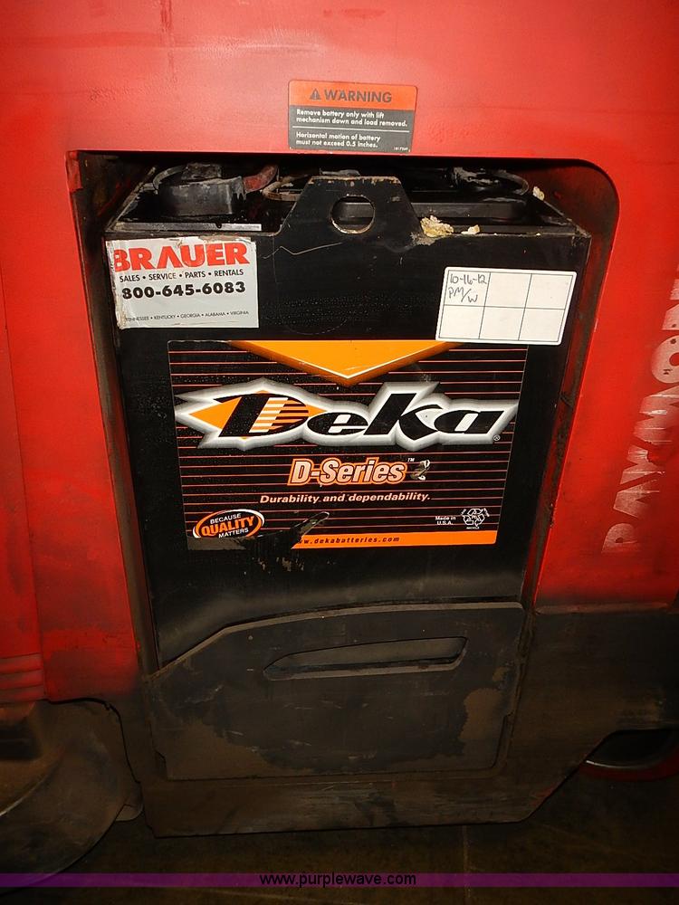 image for item J3153 Raymond 740DR32TT Deep-Reach forklift