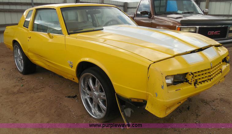 image for item I3361 1984 Chevrolet Monte Carlo
