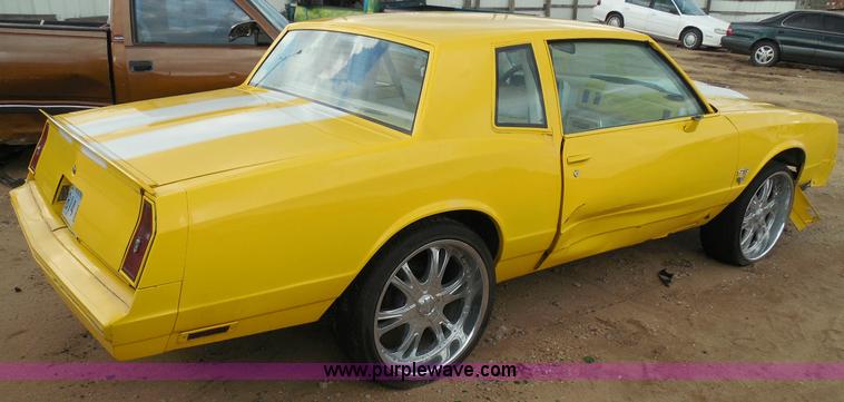 image for item I3361 1984 Chevrolet Monte Carlo