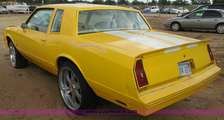 image for item I3361 1984 Chevrolet Monte Carlo