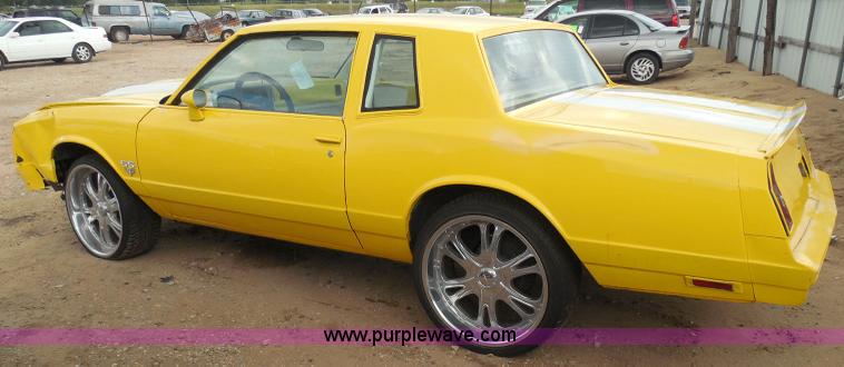 image for item I3361 1984 Chevrolet Monte Carlo