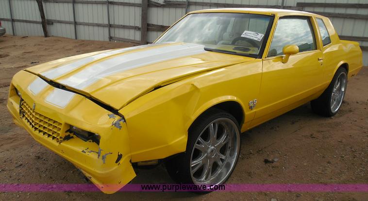 image for item I3361 1984 Chevrolet Monte Carlo