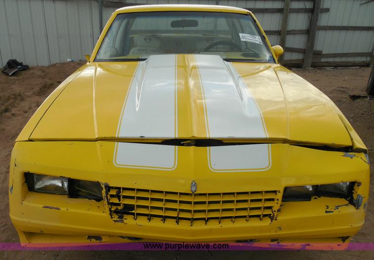 image for item I3361 1984 Chevrolet Monte Carlo