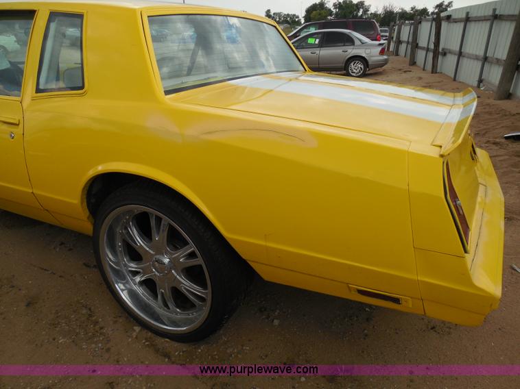 image for item I3361 1984 Chevrolet Monte Carlo