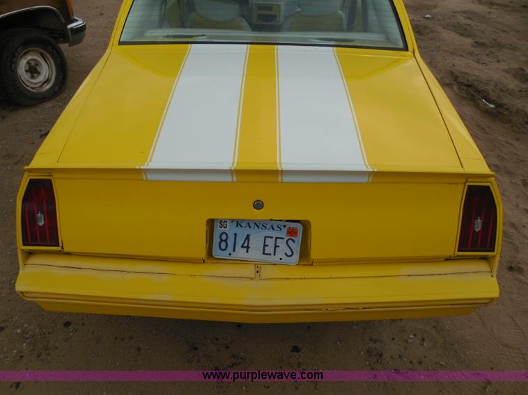 image for item I3361 1984 Chevrolet Monte Carlo