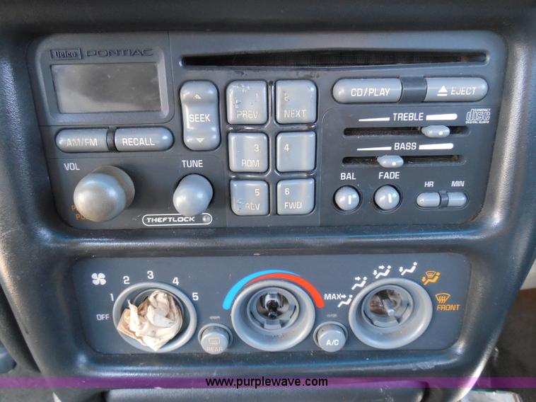 image for item I3372 2000 Pontiac Grand Prix GT