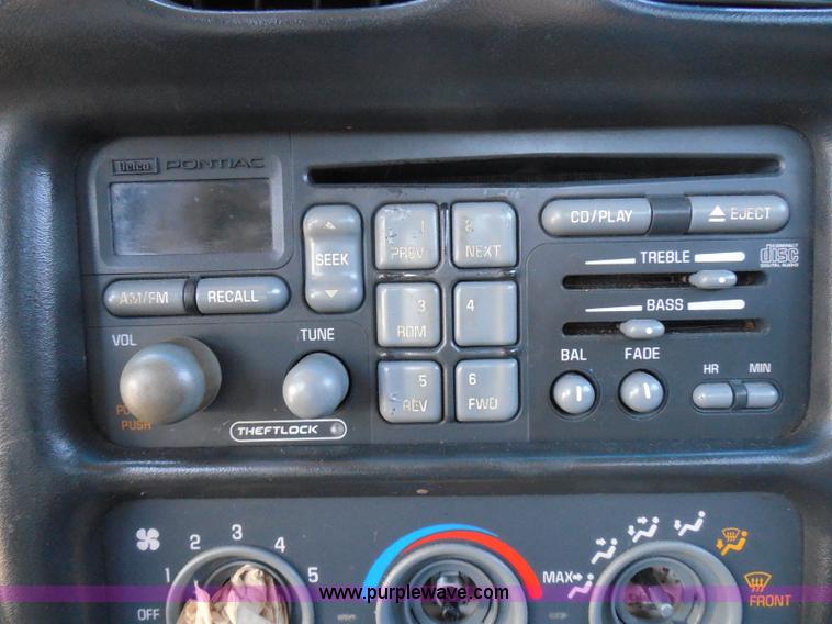 image for item I3372 2000 Pontiac Grand Prix GT