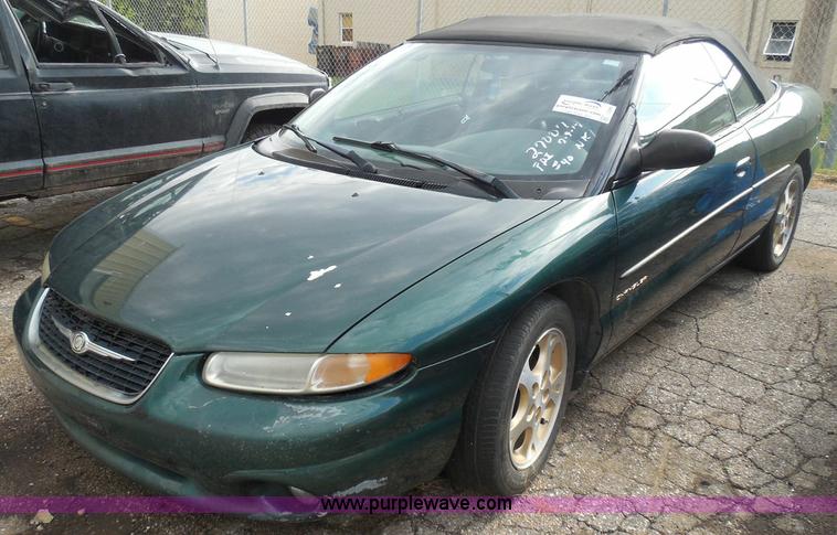 image for item I3389 1999 Chrysler Sebring JXi convertible