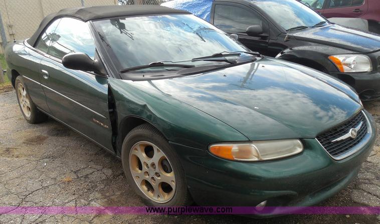 image for item I3389 1999 Chrysler Sebring JXi convertible