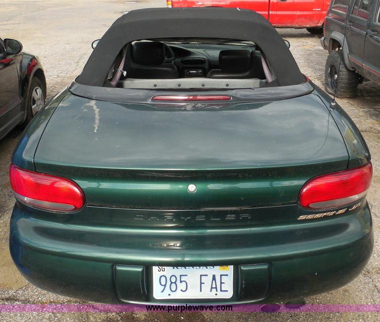 image for item I3389 1999 Chrysler Sebring JXi convertible