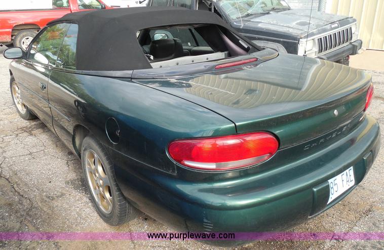 image for item I3389 1999 Chrysler Sebring JXi convertible