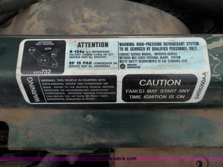 image for item I3389 1999 Chrysler Sebring JXi convertible