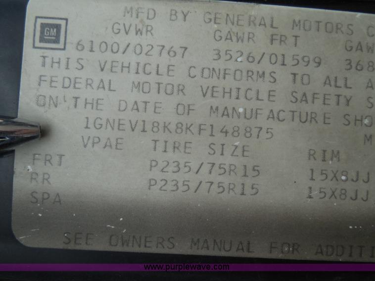 image for item I3391 1989 Chevrolet Blazer SUV