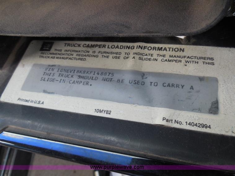 image for item I3391 1989 Chevrolet Blazer SUV