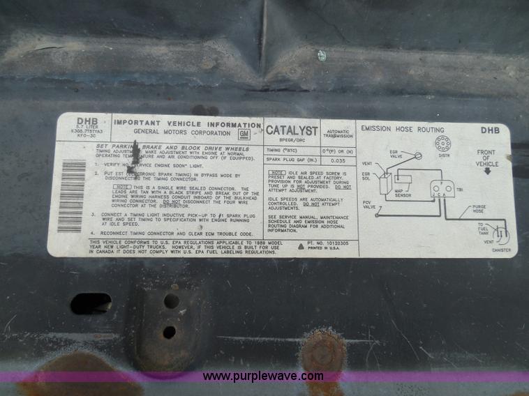 image for item I3391 1989 Chevrolet Blazer SUV