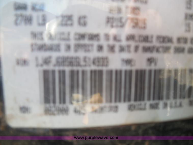 image for item I3479 1995 Jeep Cherokee SUV