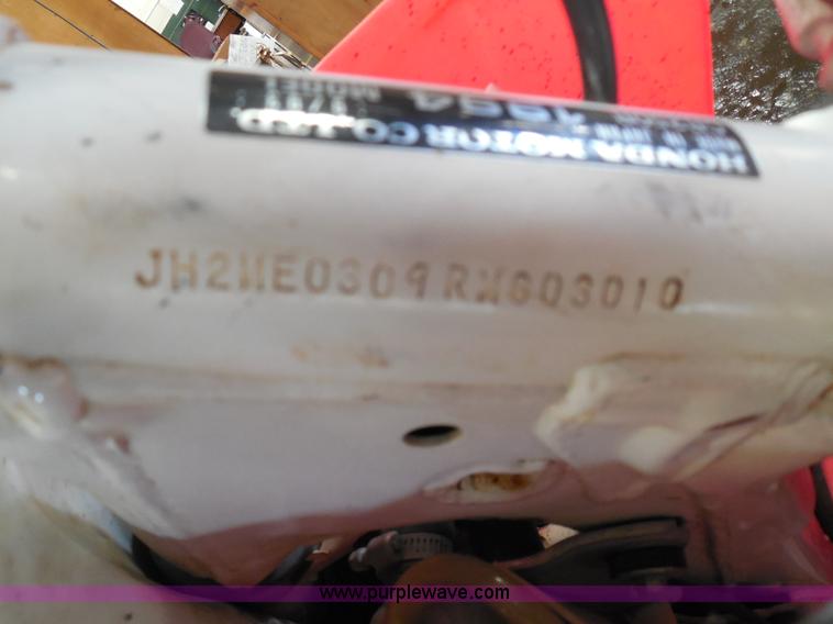 image for item I3480 1994 Honda CR205R motorcycle