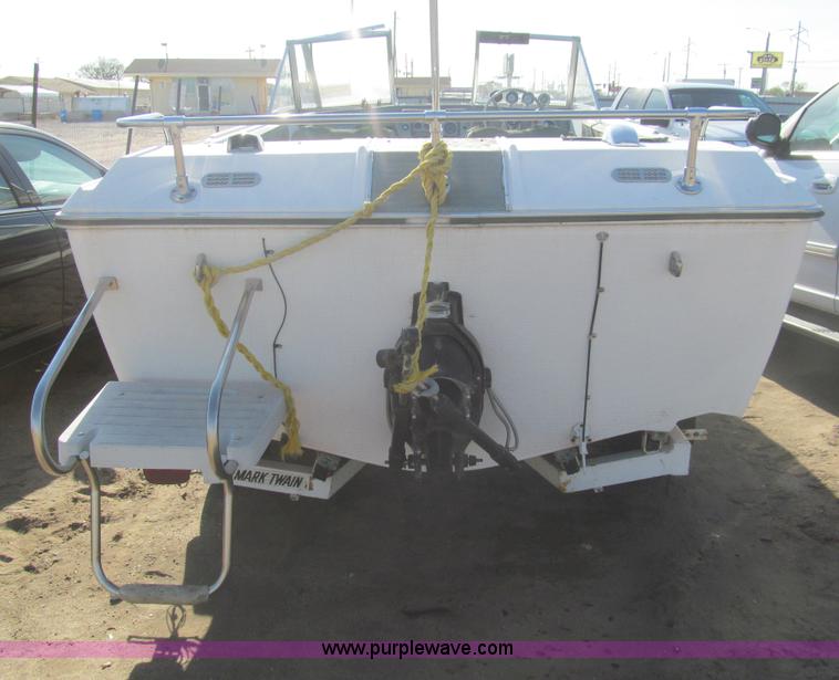 image for item I7123 1969 Mark Twain 17'L boat