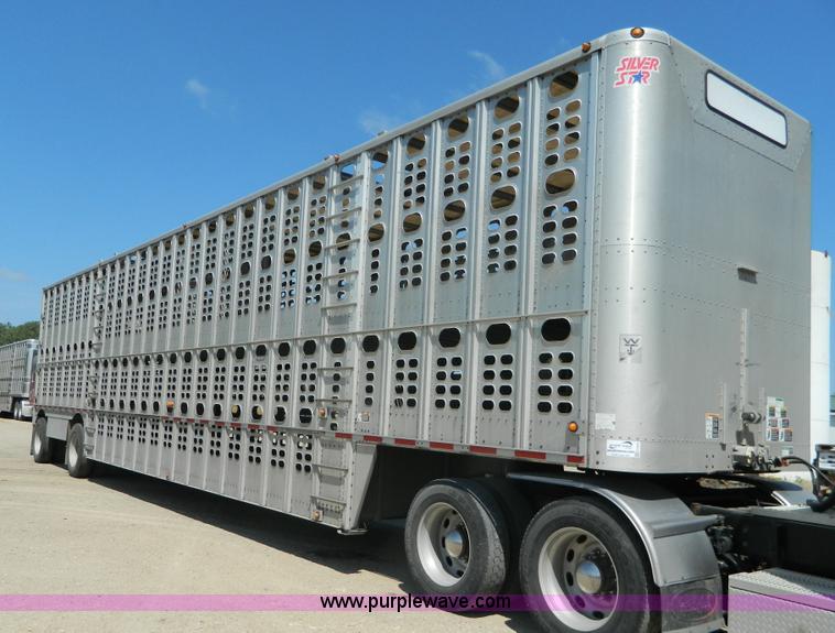 image for item H2439 2008 Wilson PSDCL-406 Silver Star cattle trailer